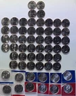 2000 - 2025 Kennedy Half P&D & 2005 - 2010 P&D Satin Uncirculated 64 Coin Set