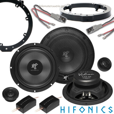 Hifonics Lautsprecher 2-Wege Boxen f Honda Accord Civic CR-Z VIII 8. Generation 