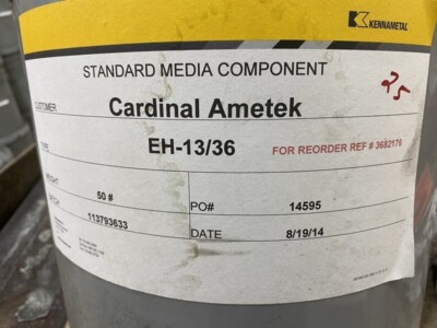 New in Bucket - Extrude Hone (Kennametal) EH-13/36 Media - LMC #50614