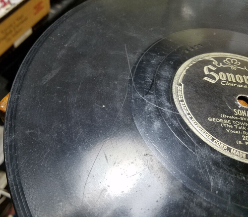 George Towne "Talk of Town" - Anniversary Song / Sonata (1947) Sonora 78 Poor - Picture 6 of 8