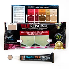 Tile REPAIRezy (Beige) - Super Strong Gap Filler for Damaged Tiles - MagicEzy