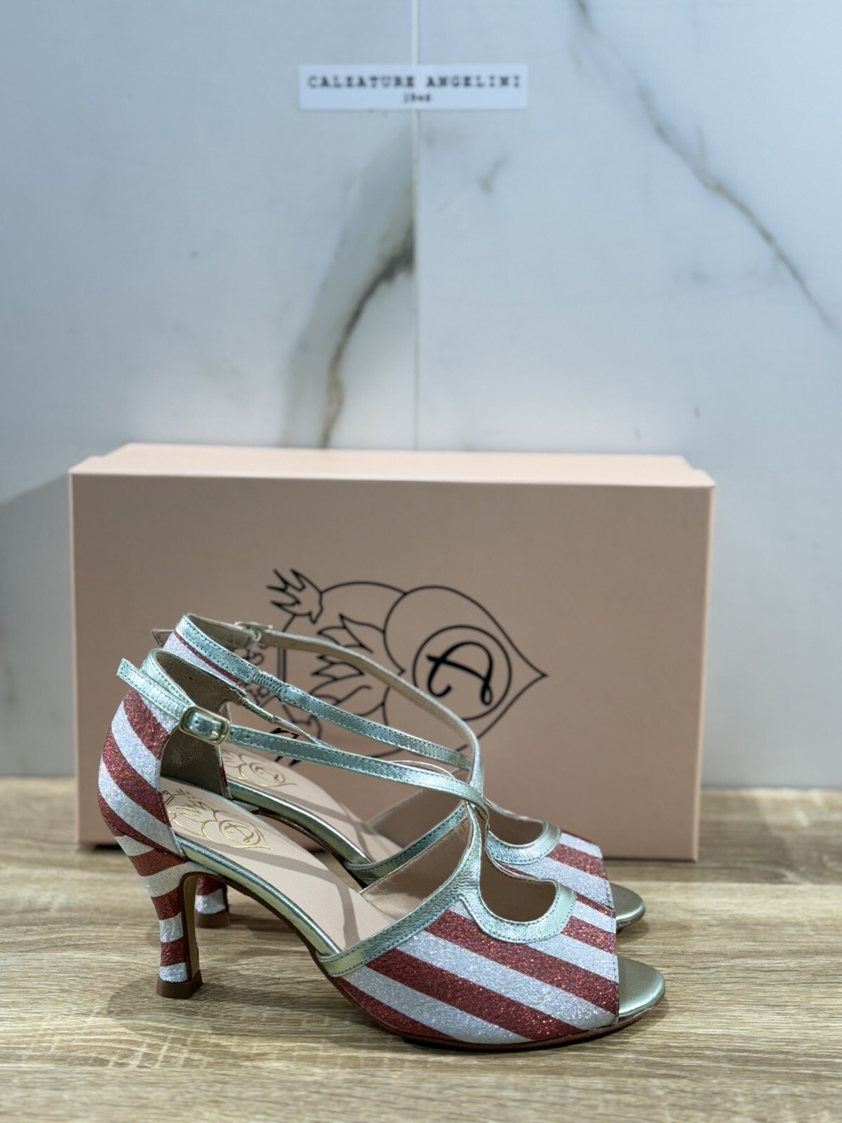 Dora Zapatos Mujer Charlestone Cuero Hecho En Italia Zapato De Baile 39