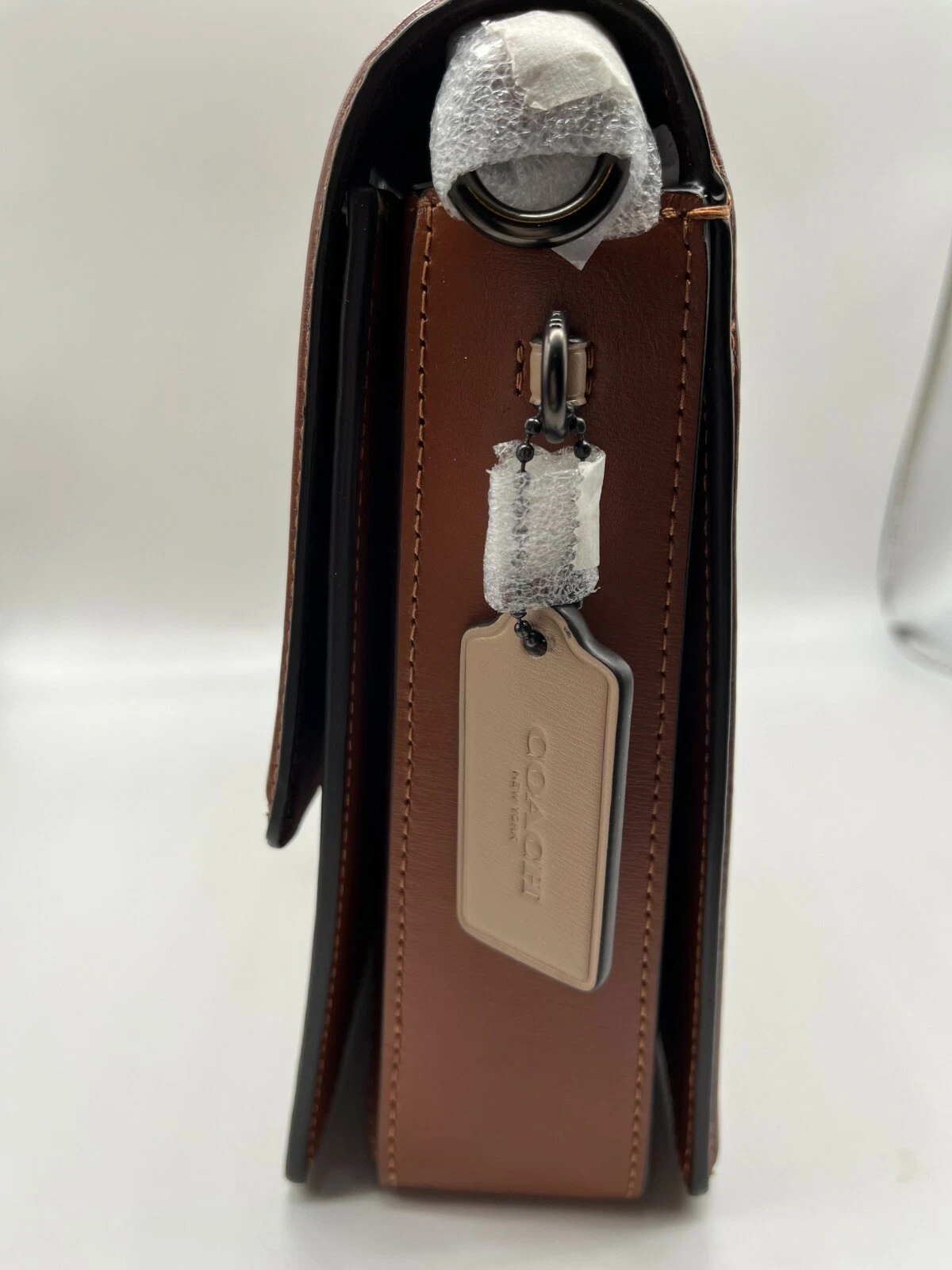 Coach Hutton manico superiore in colorblock peltro tortora multi stile 740 $495