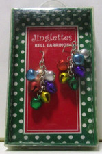 Jinglettes Christmas Bell Earrings - New in Box