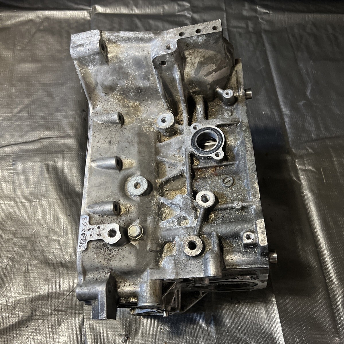 04-21 SUBARU WRX STI OEM CASE HALVES BARE BLOCK SET 07 139k