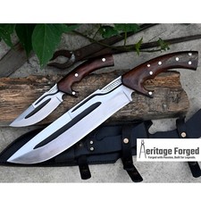 Large hunting knife-11 inches long Blade knives-combat-tactical-Bowie-Forged