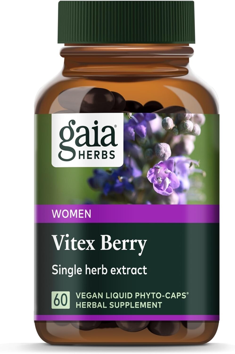 Gaia Herbs Vitex Berry - Supports Women Hormone Balance & Fertility 07/2026