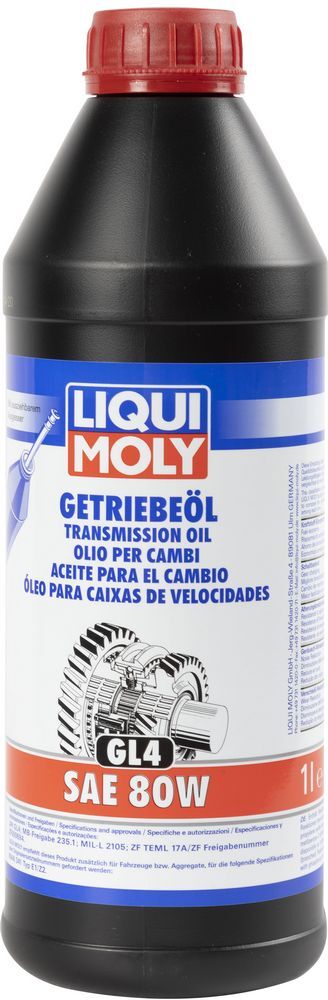 Olio per cambi (GL4) SAE 80W 1L LIQUI-MOLY