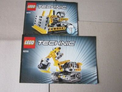 Lego  Technic  Bauanleitung  8259 Teil, part 1&2 Raupe,Bagger dozer, excavator
