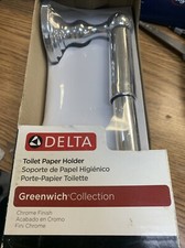 Delta Greenwich Toilet Paper Holder - CHROME - 138279 New And Free Shipping W13