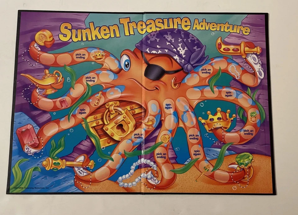 Sunken Treasure Adventure Learning Game by Learning Resources - Complete! Age 6+ - Image 4 of 4