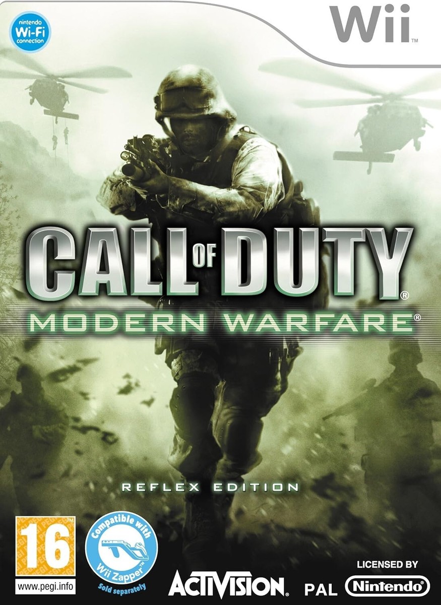 Call of Duty Modern Warfare Reflex Edition Nintendo Wii PAL UK