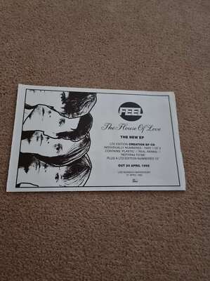 TNEWM107 ADVERT 5X8 FEEL : 'THE HOUSE OF LOVE'