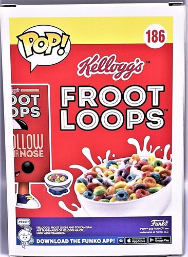 Funko Pop! Kellogg's Froot Loops Cereal Box Vinyl Figure 186 - Picture 4 of 7