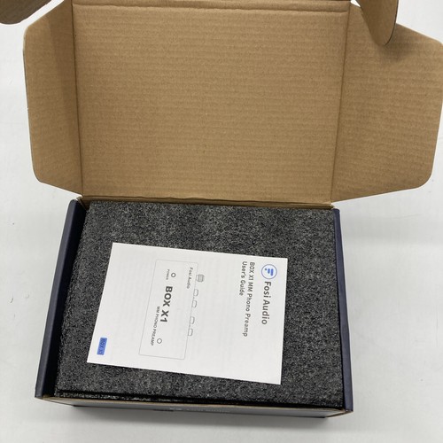 Fosi Audio Box X1 Phono Vorverstärker für Plattenspieler HiFi Audio Verstärker kompakt - Bild 2 von 3
