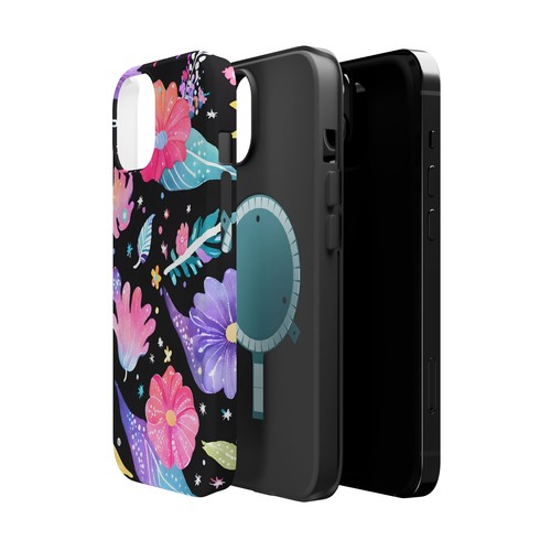 Funda de Teléfono Floral para iPhone 13, 14, 15, 16 Funda Protectora Magnética iPhone - Imagen 67 de 129