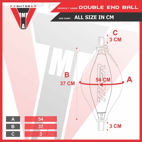 Double End Dodge Speed Ball Boxing Floor To Ceiling Punching Bag MMA - Picture 9 of 12