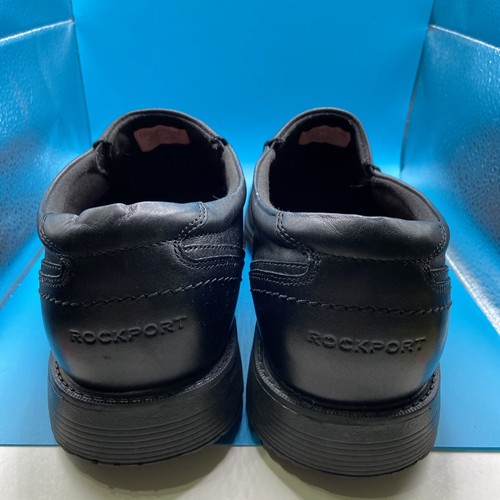 Rockport Walkability Men's Leather Shoes Size 13W U.S. Slip-on Black Loafer. EUC - Picture 5 of 10