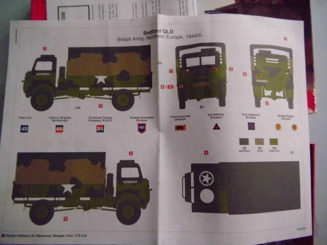 AIRFIX   1/76  BEDFORD QLT E BEDFORD QLD TRUCKS (2 KIT IN BOX) NEW SEALED - Immagine 4 di 4