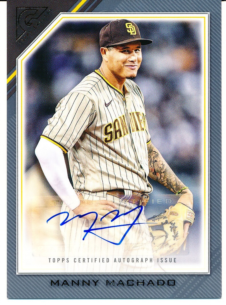 Manny Machado 2010年ルーキー直書き直筆サインカード Topps Manny Machado 2010年ルーキー直書き直筆サインカード Topps