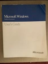 Microsoft Windows Graphical Environment 3.0 User's Guide PB No Diskettes