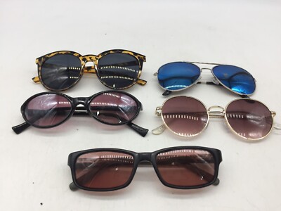 Lot of 5 - Assorted Brands Models Sizes Styles Men's/Women's Sunglasses (#3)