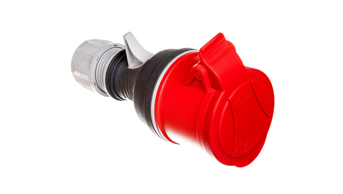 Portable socket 32A 5P 400V red TWIST GPP 32/5 IP44 921875 /T2UK