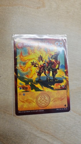 Bakugan - Platinum Blitz Fox B300 Pyrus - Metal Figure RARE - Picture 6 of 7