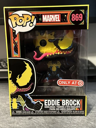 Funko Pop! Marvel Eddie Brock (Venom) #869 Blacklight Target Exclusive