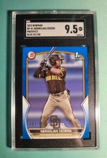 2023 Bowman 1st Blue /150 Nerwilian Cedeno San Diego Padres 🔥 