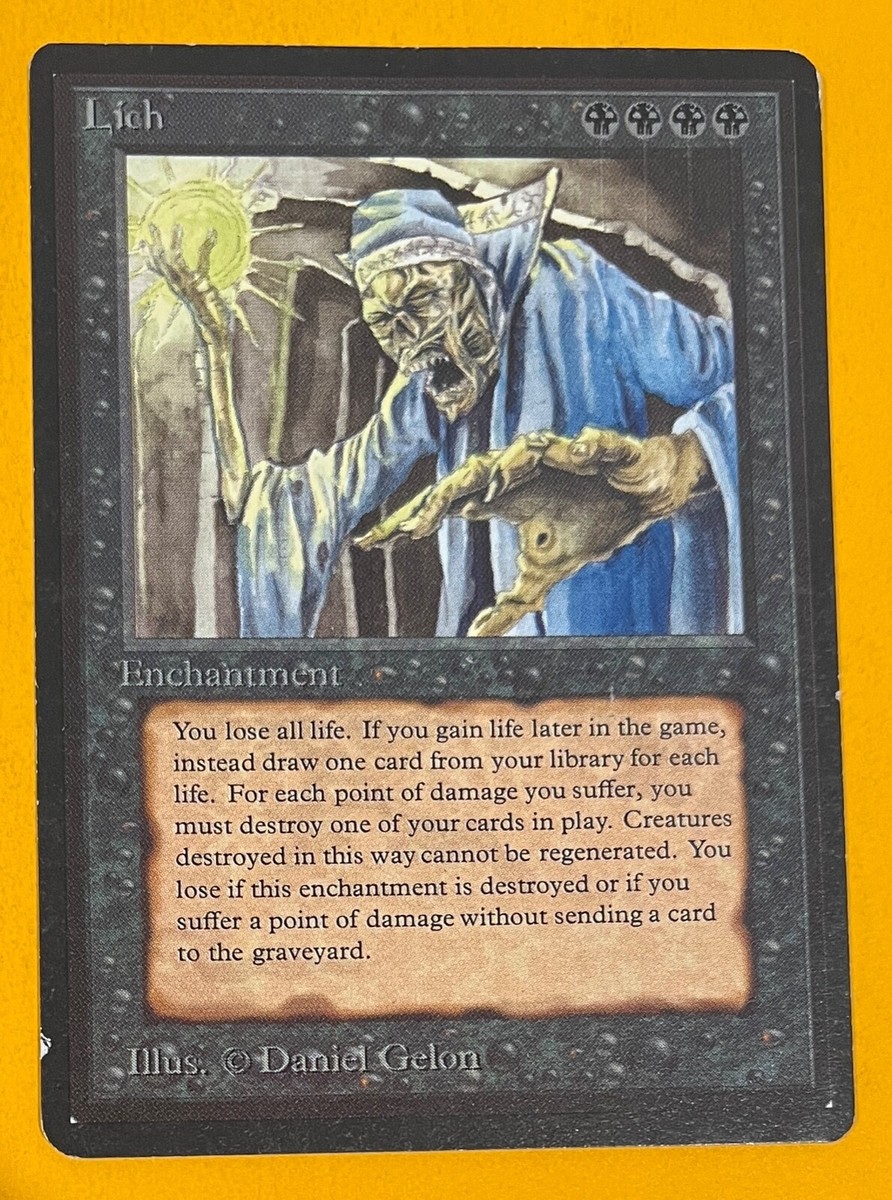 MTG LICH Beta (OldManMTG 007-783)
