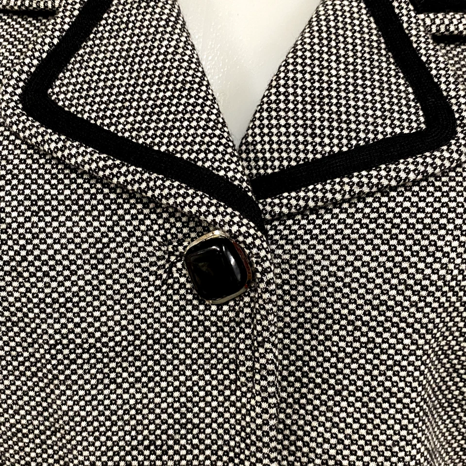 Chaqueta Blazer Classiques Entier Blanco y Negro Pequeña S Foto 2 de 4