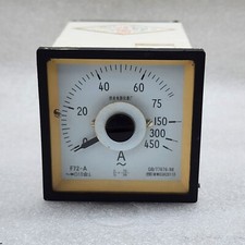 AMMETER F72-A CT 75/5A GB/T7676-98 0-450A