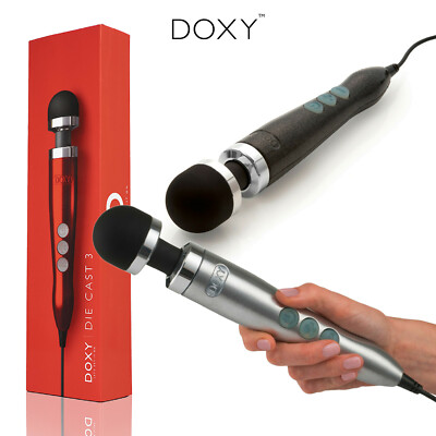 DOXY Wand Die Cast 3 Large Clit Massager Clitoral Vibrator Massager