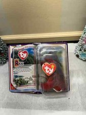 McDonalds ty Teenie Beanie Babies 2000  Rex  The Tyrannosaurus Rex