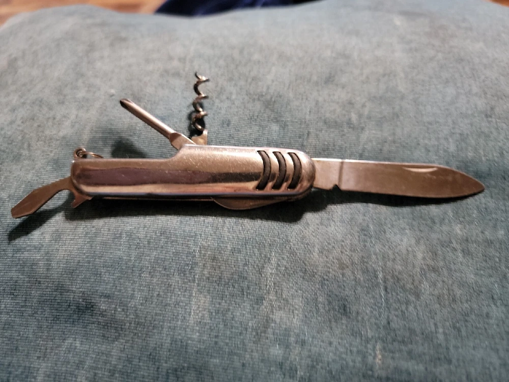 Multi Tool 1 3/4" 6 Blades / Tools Stainless Steel Pocket Knife Advertising