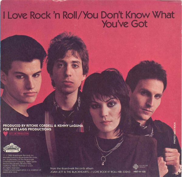 見本盤７インチ Joan Jett and the Blackhearts Joan Jett & The Blackhearts - I Love Rock 'N Roll (7