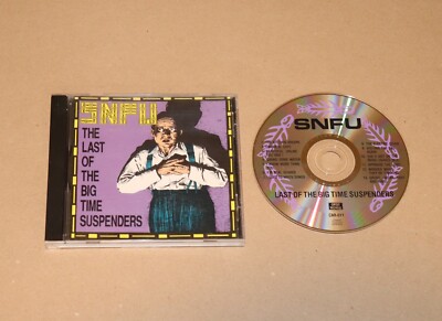 SNFU - The Last Of The Big Time Suspenders, CD Album U.S.A. 1991 (CAR.011) Vg+