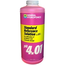 General Hydroponics pH 4.01 Calibration Solution, 1 Qt.
