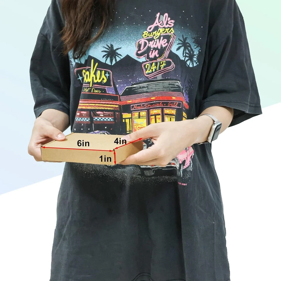 MEBRUDY 6x4x1 Inch Shipping Boxes Pack of 50 Small Cardboard Box - Image 3 of 4