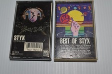 STYX BEST OF STYX CRYSTAL BALL CASSETTE TAPES ADM70
