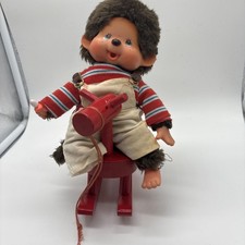 Monchichi Schaukelpferd Rot. Sekiguchi
