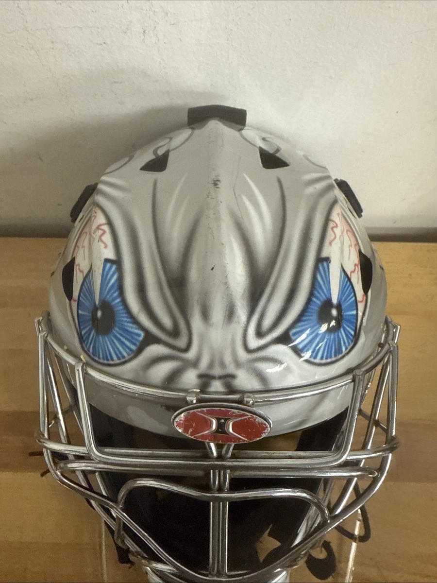 Goalie Equipment ITECH Hockey Goalie Helmet Mask Size Youth W