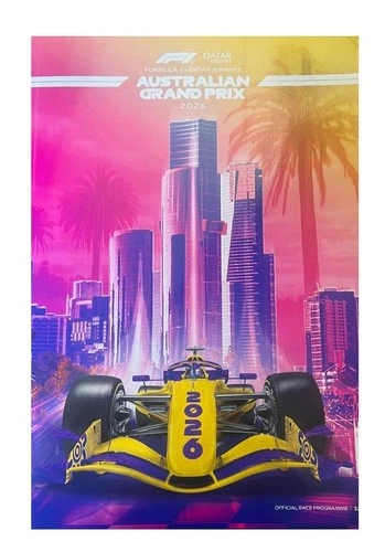 2026 Australian Formula 1 Grand Prix F1 GP Melbourne Race Program Magazine Book