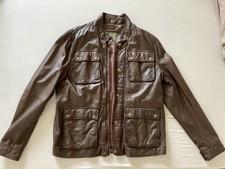 Lederjacke, Herren, Marke Eddie Bauer, Grōße M, braun