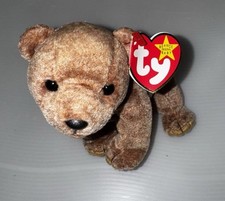 Ty Beanie Babies Pecan The Bear Plush Toy Stuffed Animal