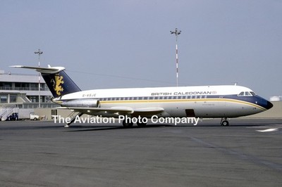 British Caledonian Airways BAC 1-11 G-ASJE at Newcastle (1978) Photograph