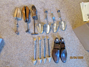Assorted Vintage Wooden & Metal Shoe Stretchers 13 pc