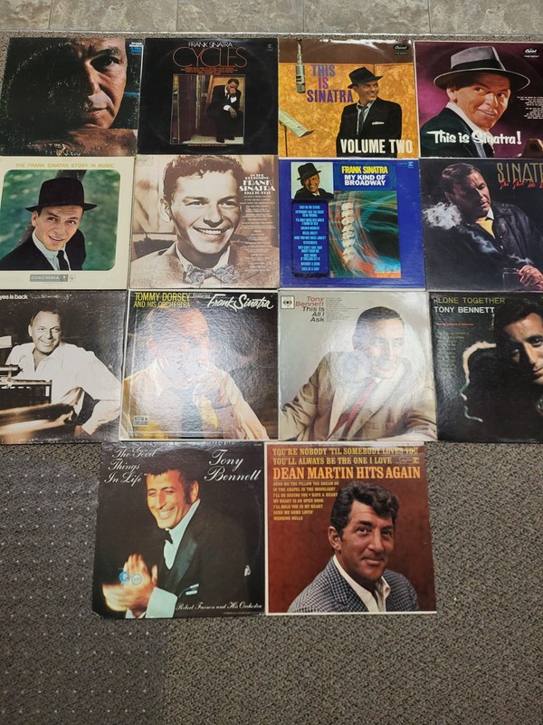 Frank Sinatra Tony Bennett Dean Martin Vinyl LP Lot Pop Jazz Vocal