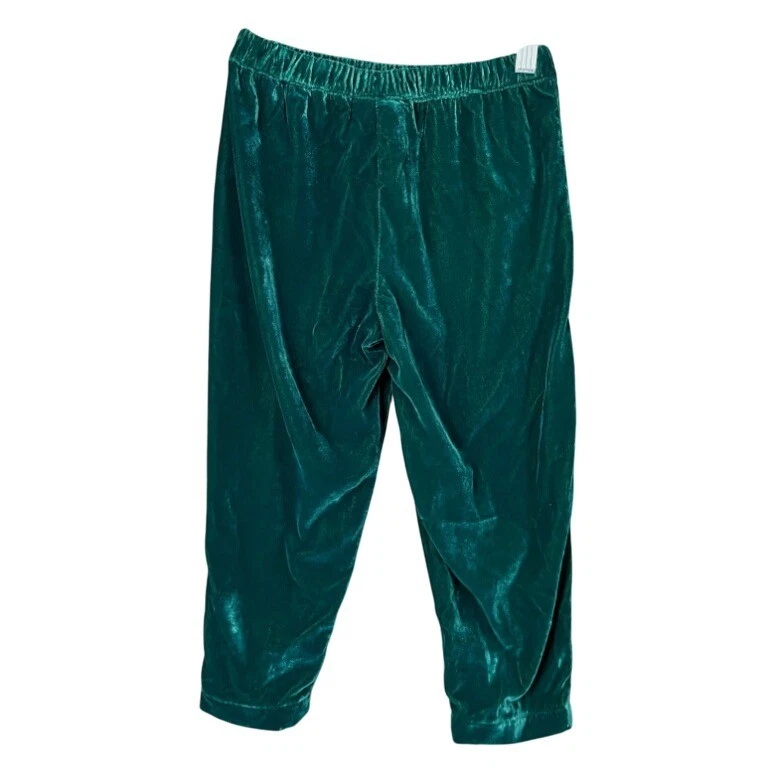 Pantalones Gymboree Niñas Talla XS 4 Verde Terciopelo Aplastado Terciopelo Pull On Jogger Nuevos con Etiquetas Foto 2 de 4
